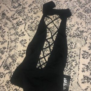 NWT Express Cross Front Bodysuit